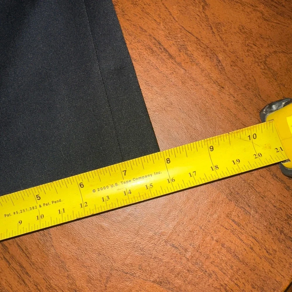 Cremieux Travel Smart Modern Fit Black Wool Blend Dress Pants Men's 32x32